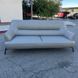 RC Willey Top Grain Leather Sofa - Couch ( Can Deliver For $10 )