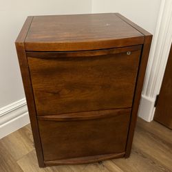 Wooden Filing Cabinet 