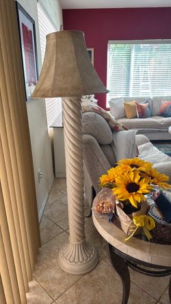 Standing ceramic lamp beautiful