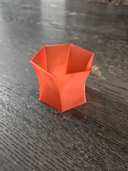 3d printed mini succulent plant pot