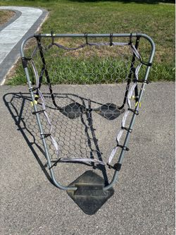 And this. SKLZ Solo  Assist Rebounder