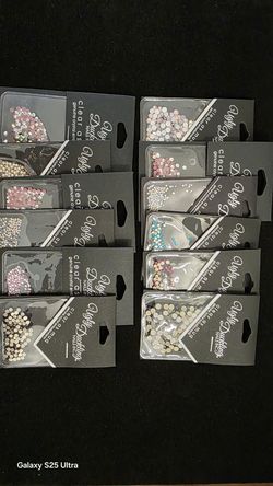 Genuine Crystal 144pk each, 12 Set Lot - Assorted Colors