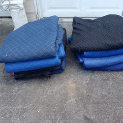 8 Large Moving Blankets