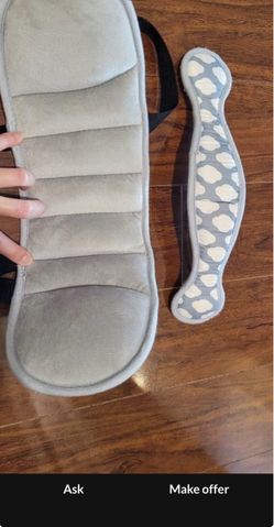 Baby head support for car seat
