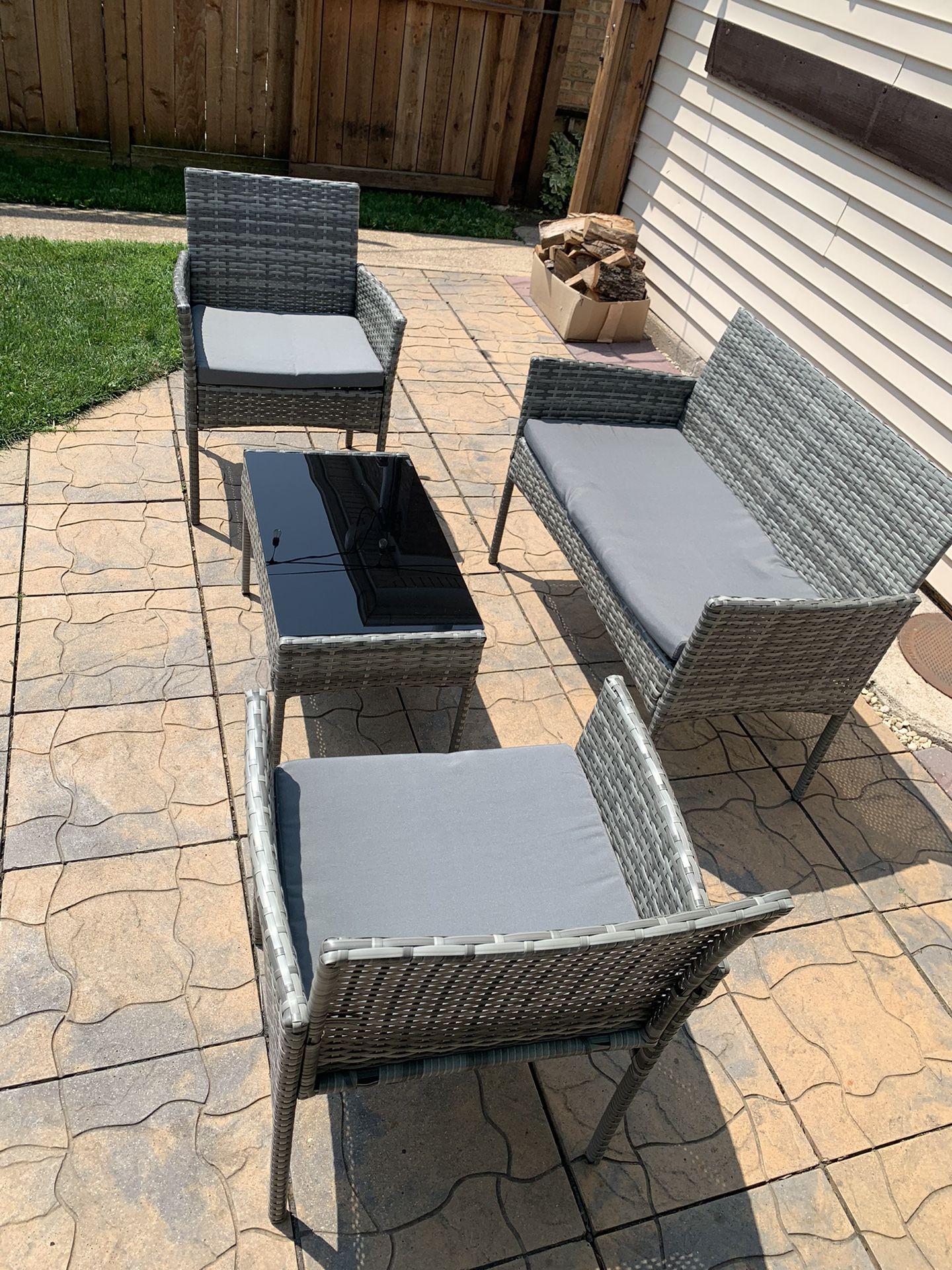 Wicker Patio Set
