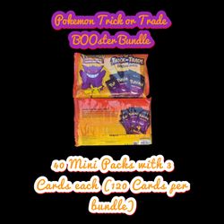 Pokémon Trick Or Trade BOOster Pack Bundle