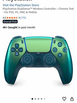 PlayStation DualSense™ Wireless Controller - Chroma Teal - For PS5, PC, MAC & Mobile