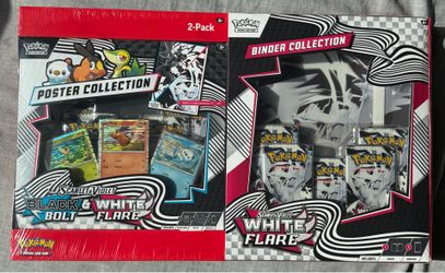 Pokemon TCG: White Flare Binder + Poster Collection Sam's Club Bundles