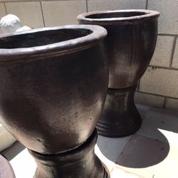 New Flower Pots Made Out Of Cement 