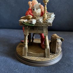 The Rockwell Heirloom Santa Collection “Making His List” Rhodes Studios