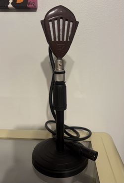 Customized Vintage Webster Dynamic Microphone Revamp MOD W/ Stand...PLZ READ!!
