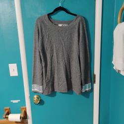 Grey 100% Cashmere Sweater