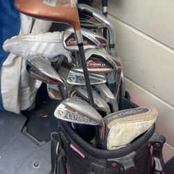 Golf Clubs And Bag 