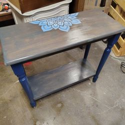 Beautiful, Hand Painted Entry Table.