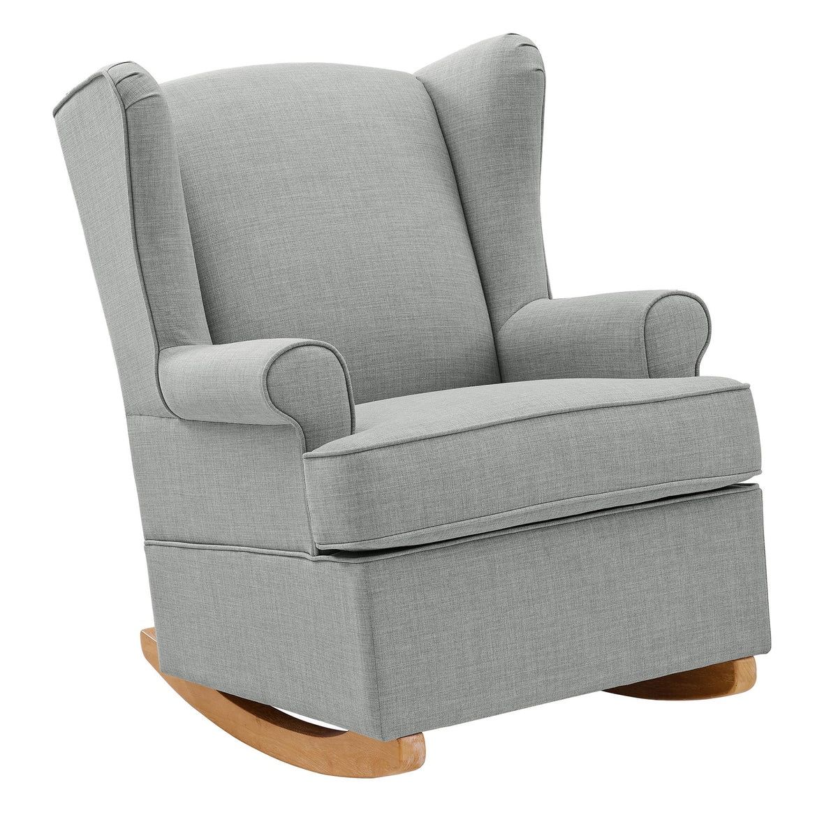 Baby Relax Brennan Wingback Rocker Chair - Gray - Never Used - Like New - $225