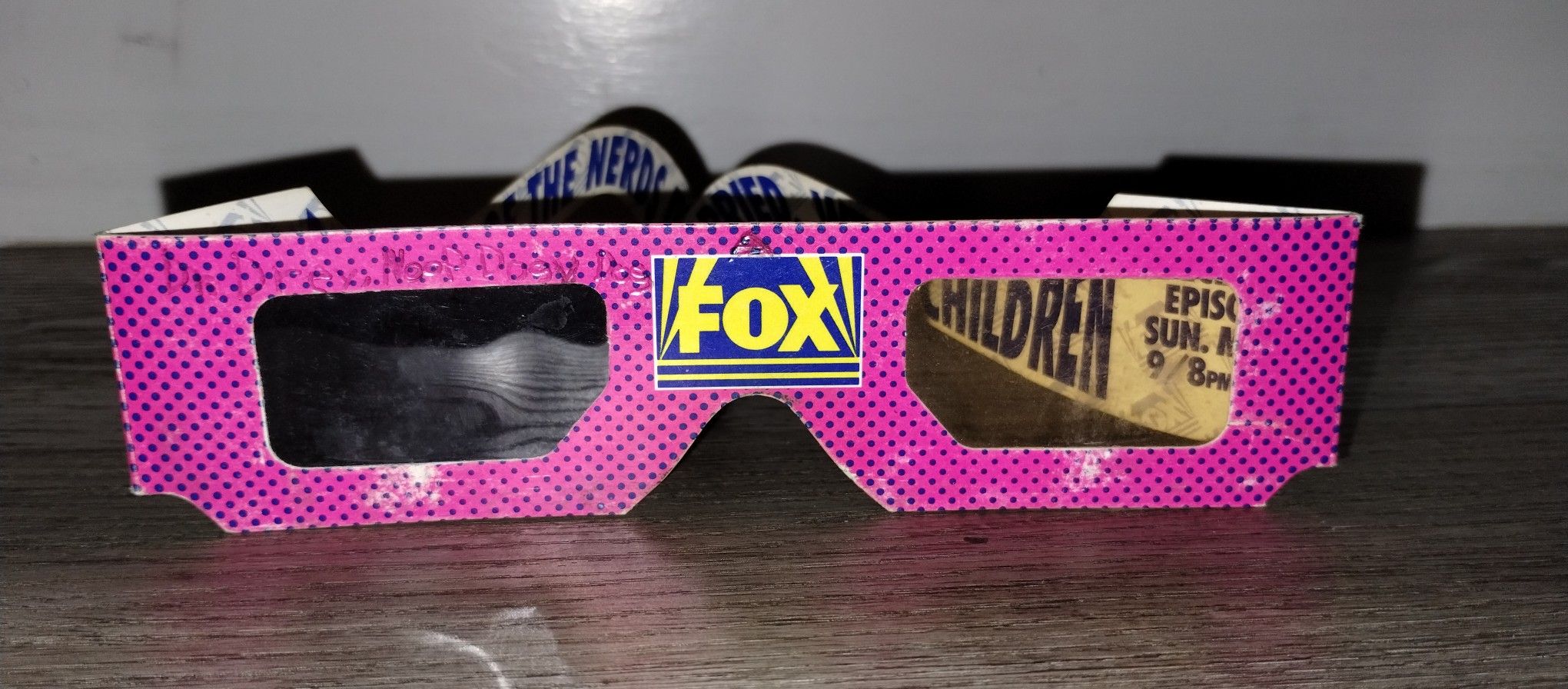 Early 90's Fox-Orama 3D Glasses
