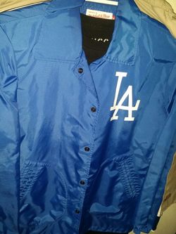 Mitchell and ness dodgers coaches cheap jacket