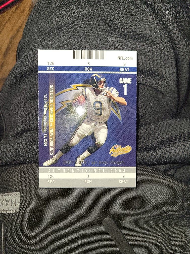 Authentic 2004 NFL DREW BREES SAN DIEGO CHARGERS
