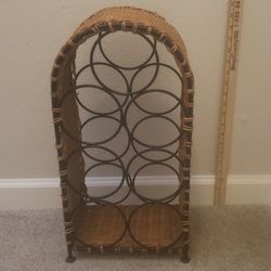 Wicker Wine Rack