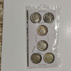 Six Old Dimes For Sale