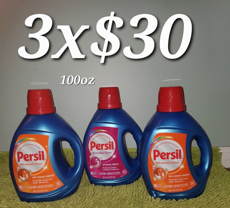 3 Persil 100oz