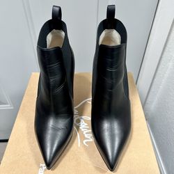 Christian Louboutin Crochinetta 100 Calf Leather Boots Size 37.5