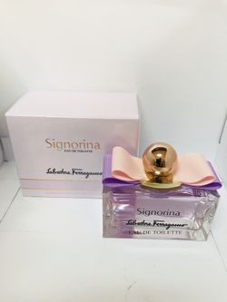 SALVATORE FERRAGAMO SIGNORINA PERFUME FOR WOMEN ORIGINAL AND BRAND NEW IN THE BOX.