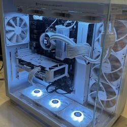 White Gaming PC w/ RTX 4060 Ryzen 5 4500