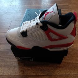 Nike Air Jordan Retro 4 Red Cement 8.5M