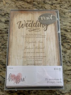 Wedding invitations