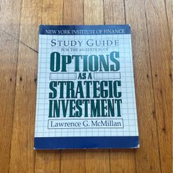 Options as a Strategic Investment Study Guide