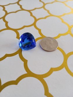 37 Carat. Blue Pear Cut Tanzanite