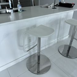 White IKEA Stools