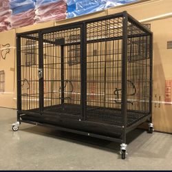 All New Heavy duty Dog Kennel Crate Cage 🐕🐶🐩Dimensions: 37”L X 23”W X 30”H great for small pets