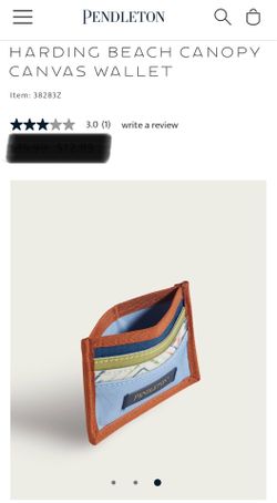 Pendleton HARDING BEACH CANOPY CANVAS WALLET