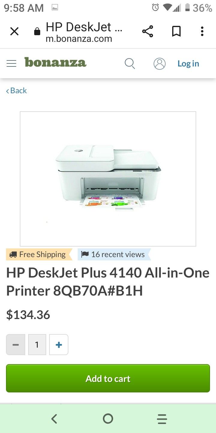 HP Deskjet Plus 4140