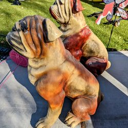 Large Bulldog Statue