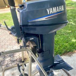 25Hp Yamaha 2 Stroke Long Shaft Outboard Motor