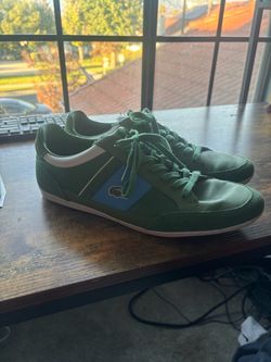 Lacoste Green Low-Top Sneakers