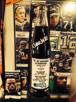 81-82 National Champs full Coca Cola, Michael Jordon