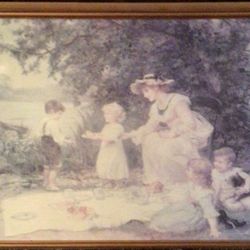 Beautiful Picture Metallic Gold Color 