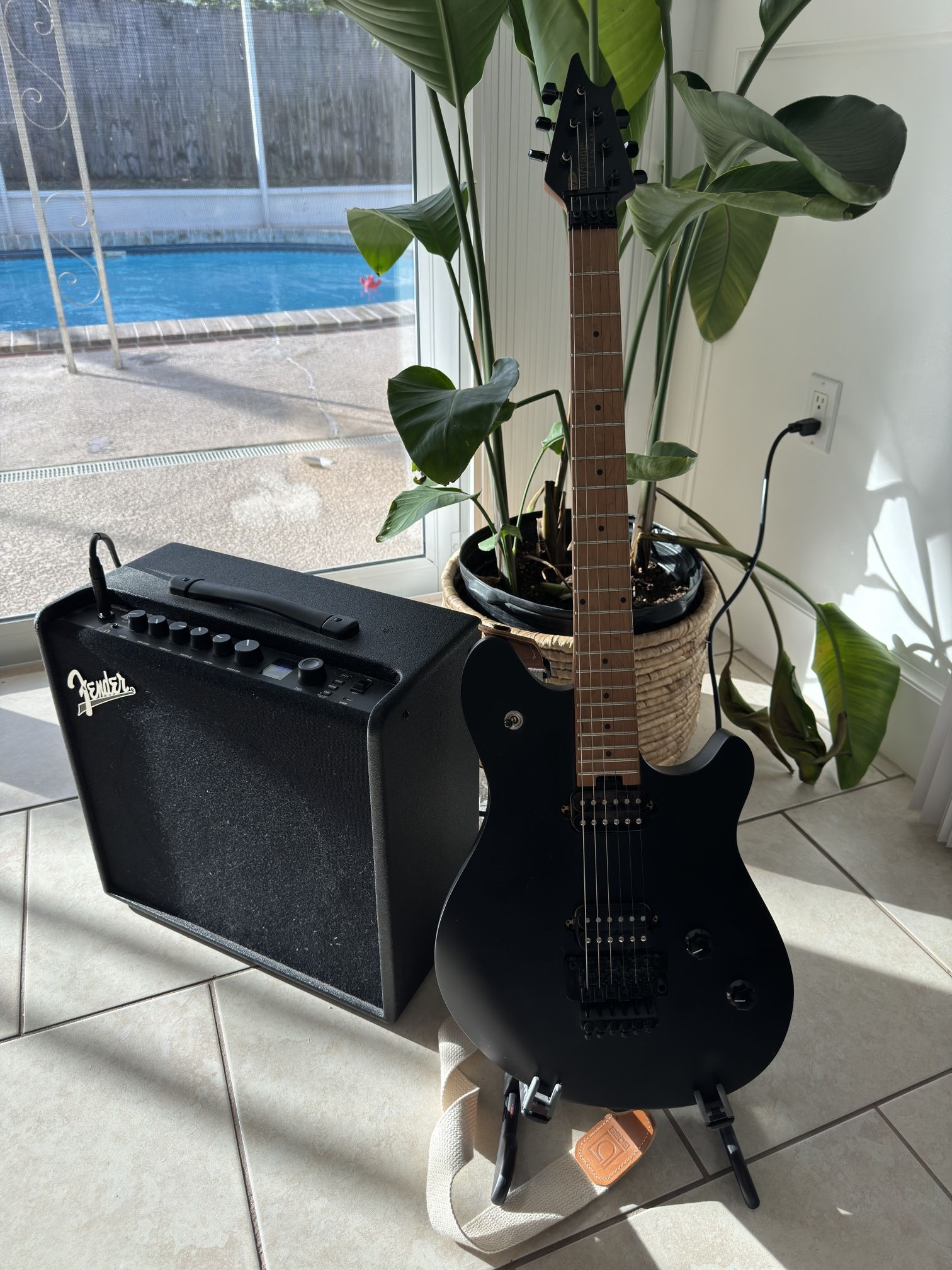 Electric guitar With Amplifier