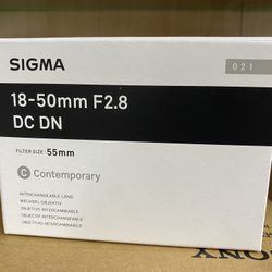 Sigma 18-50mm F2.8 E Mount