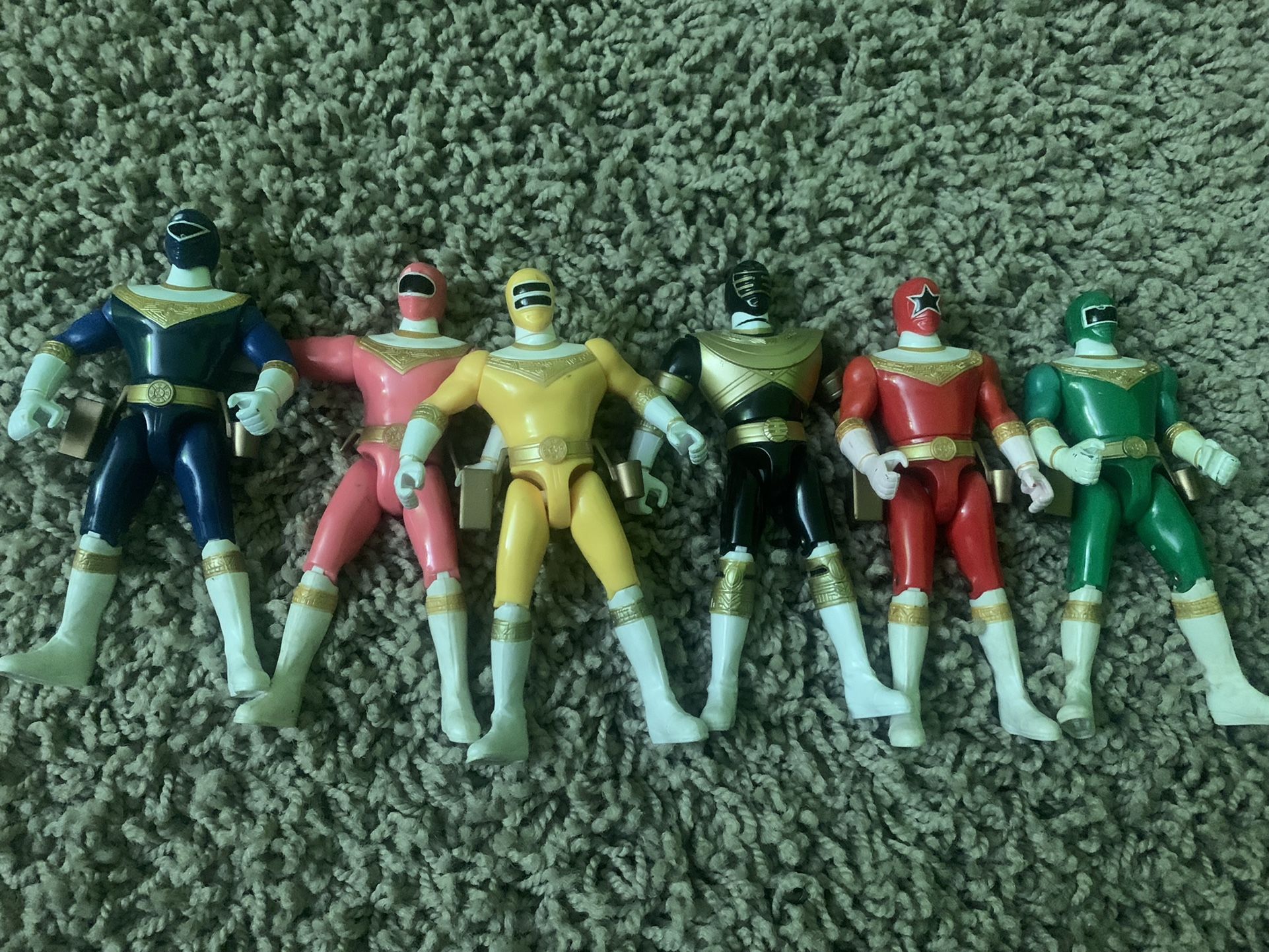6 Piece Set Zeo Rangers