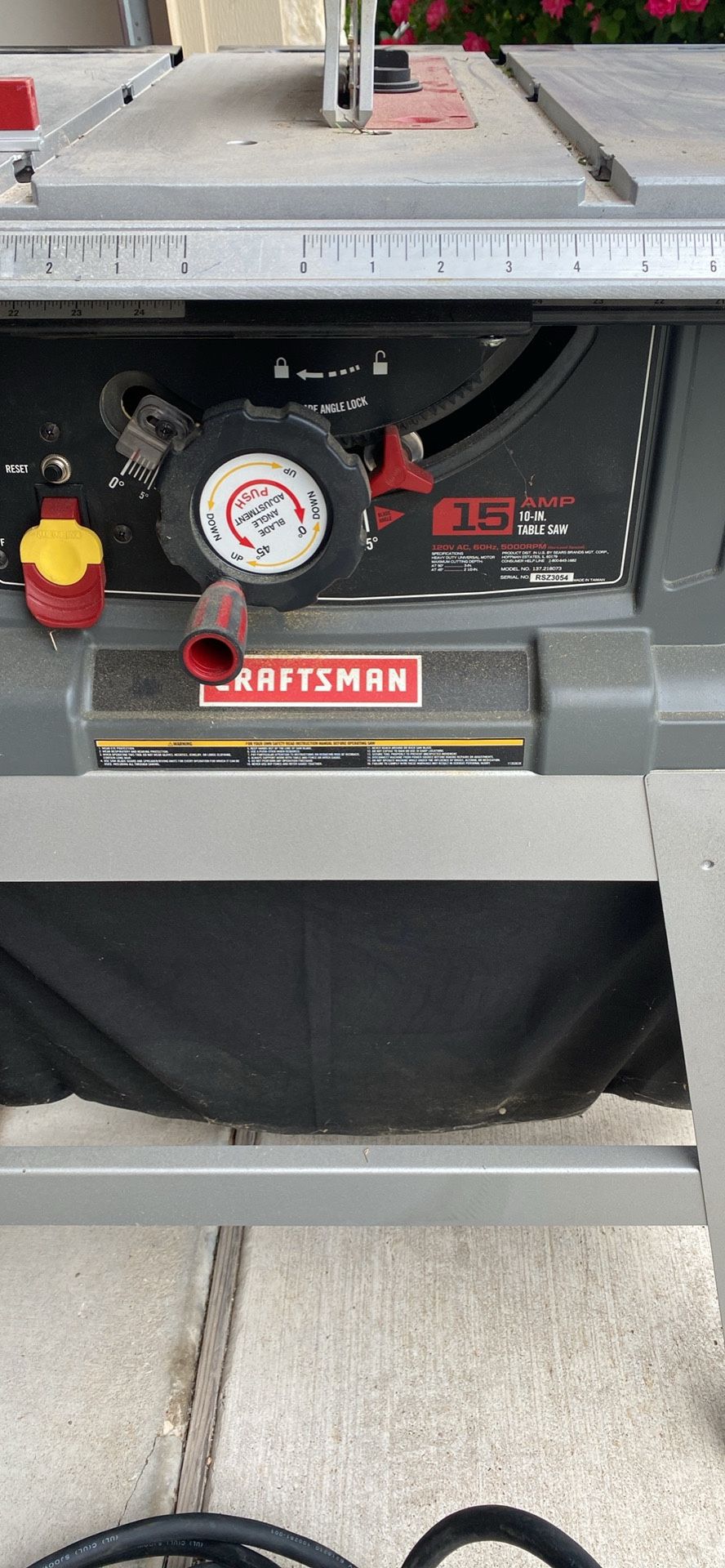 Craftsman Table saw 