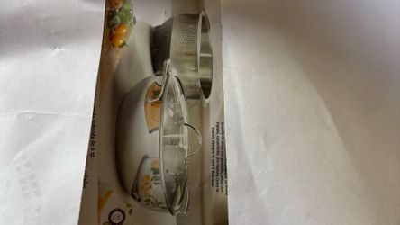 Juego de cacerola redonda de 6 qt con tazón colador