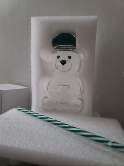 Glass Bear Cup
