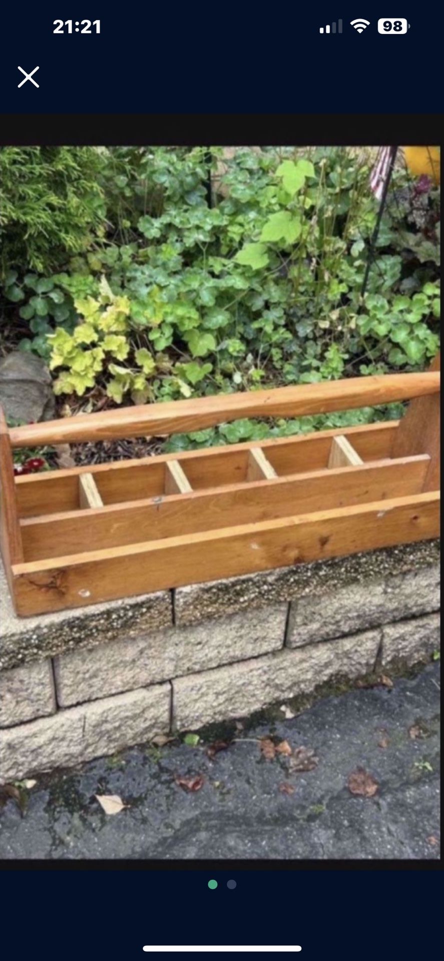 Craftsman Style Wooden Toolbox