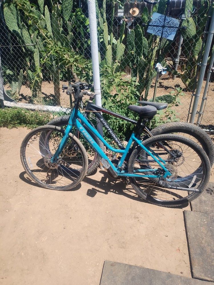 Fat Tire Bike And A Trek Bike/ Bicycles