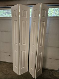 Set of Bifold Doors - 79x23 5/8" each